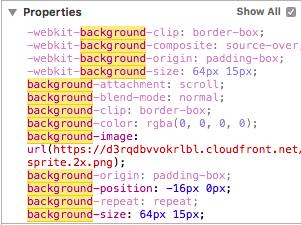Screenshot of the site issue