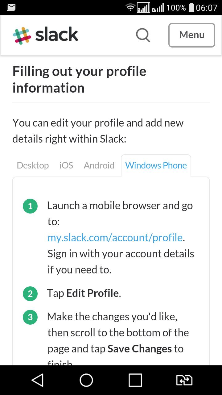 Screenshot of the site in Chrome 52
