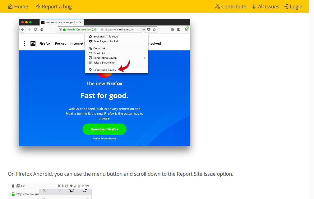webcompat.com - site is not usable · Issue #22190 · webcompat/web-bugs ...