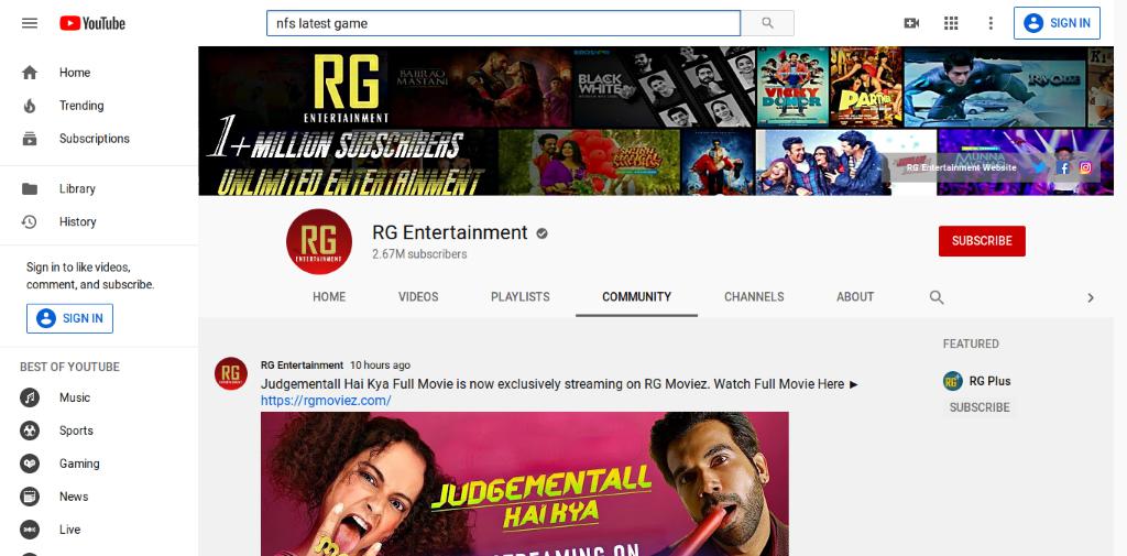 Screenshot Description