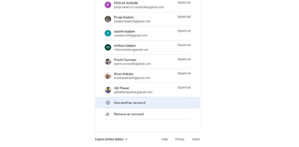 Screenshot Description