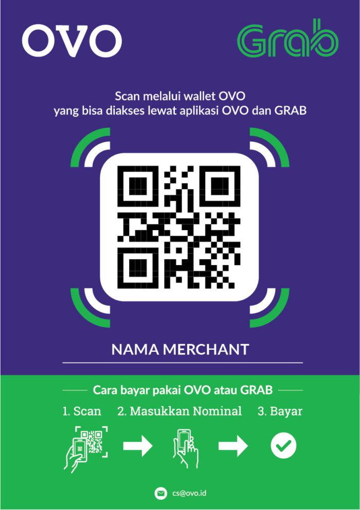 OVO-GrabPay merchant sticker