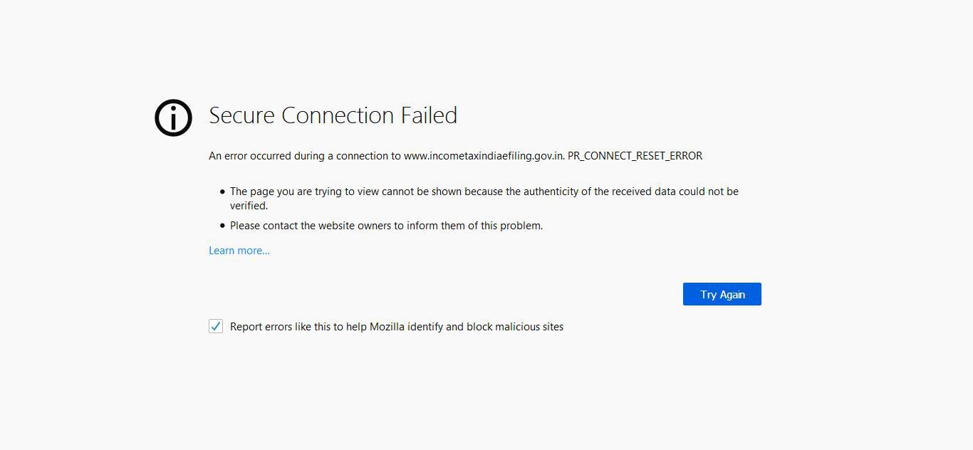Www incometaxindiaefiling gov in see bug description issue 35232