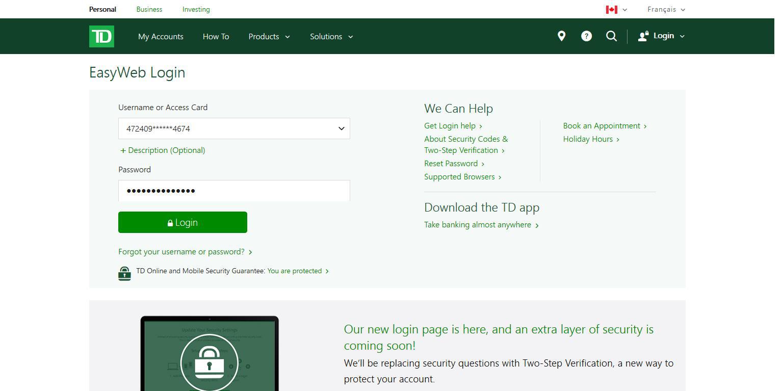 authentication.td.com - site is not usable · Issue #36564 · webcompat ...
