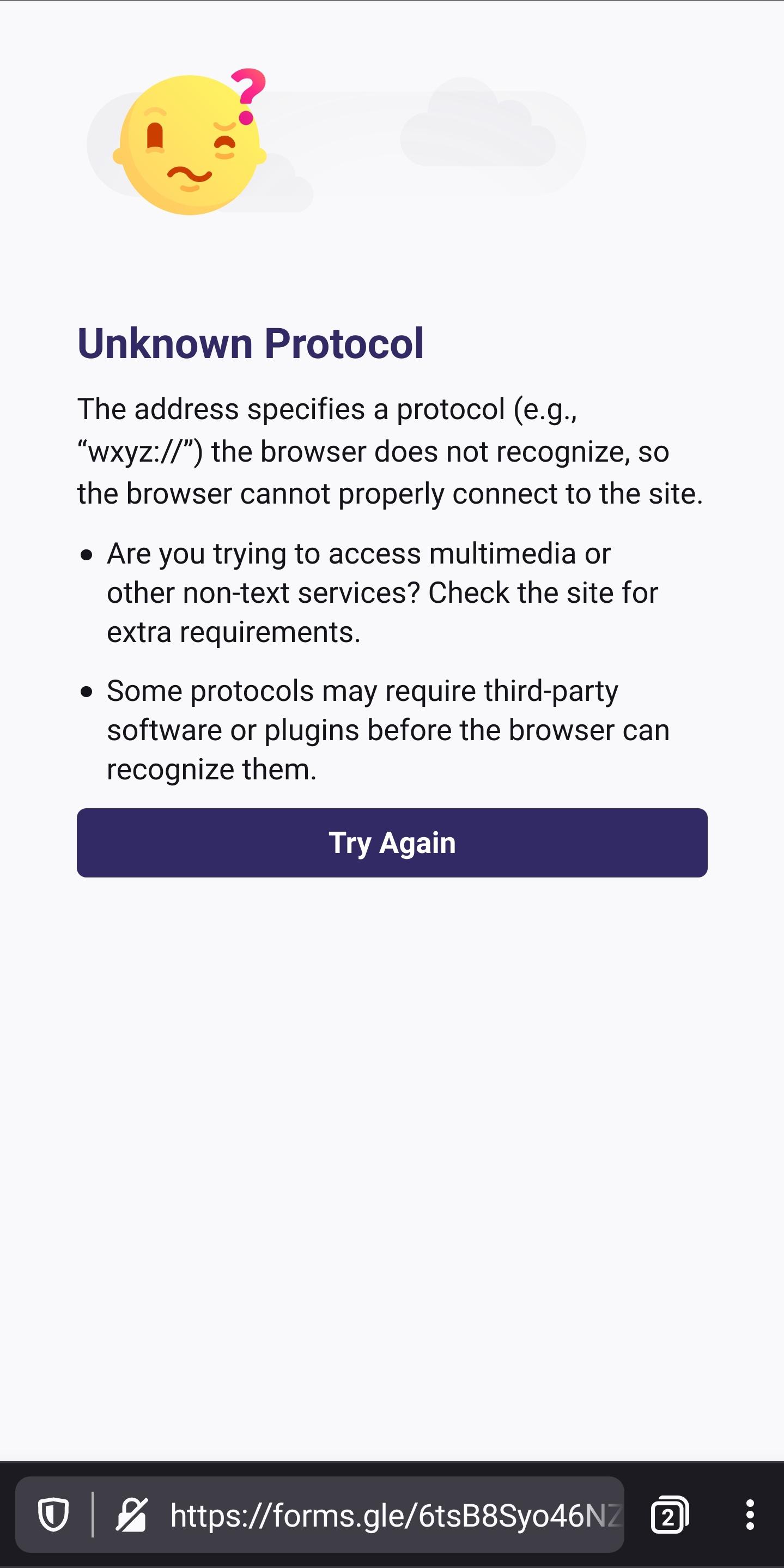 forms.gle see bug description · Issue 49024 ·