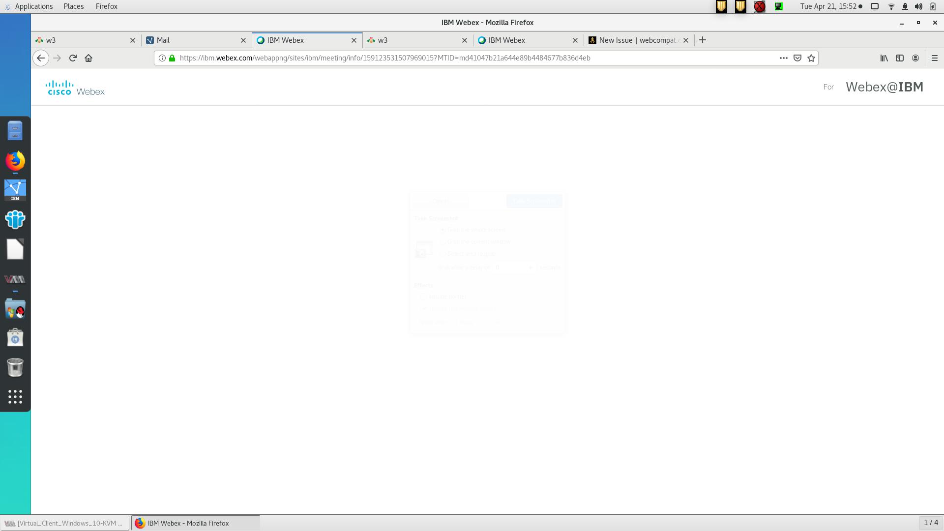 ibm.webex.com - site is not usable · Issue #51957 · webcompat/web-bugs ...