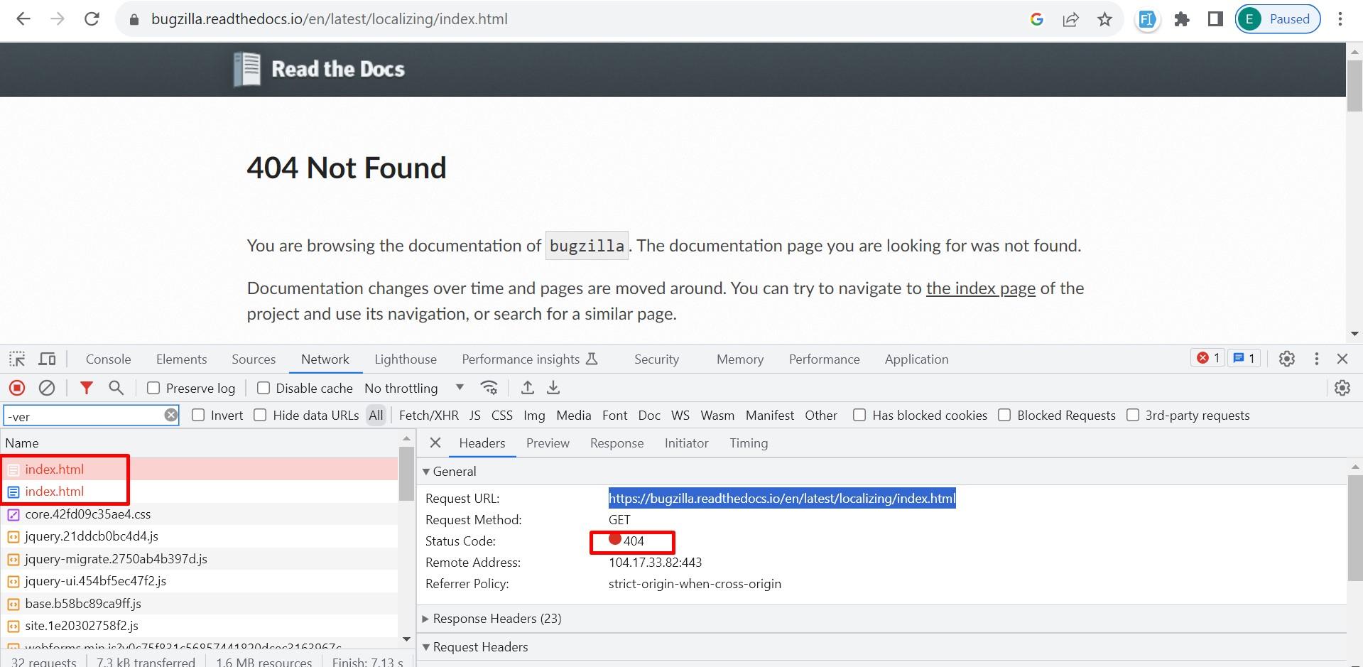 bugzilla.readthedocs.io - site is not usable · Issue #124920 ...